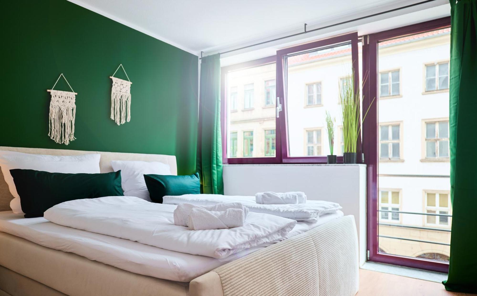 Stylisches Apartment I Fahrstuhl I Bahnhofsnah 埃尔福特 外观 照片