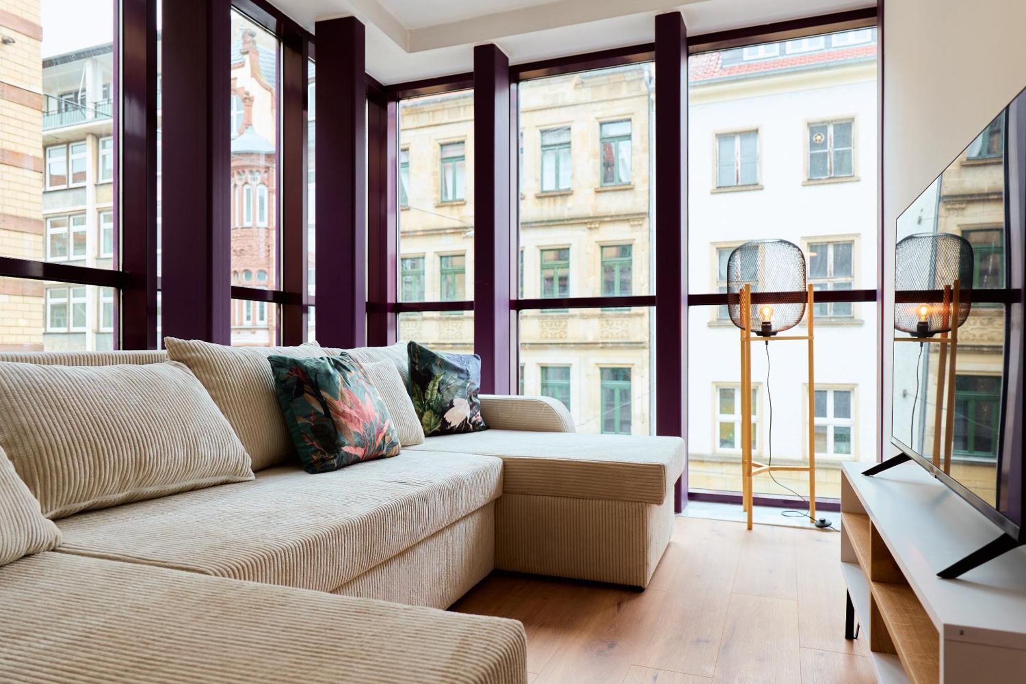 Stylisches Apartment I Fahrstuhl I Bahnhofsnah 埃尔福特 外观 照片